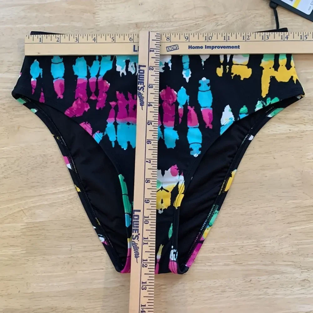 Nwt DKNY women’s high waist tie dye bikini bottom size medium